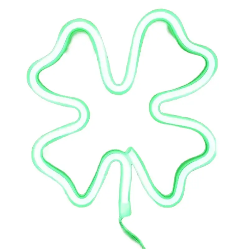 AC88-USB/Battery Powered Green LED Neon Sign LED Light For Bedroom Room Decoration Gift Night Light Party Holiday