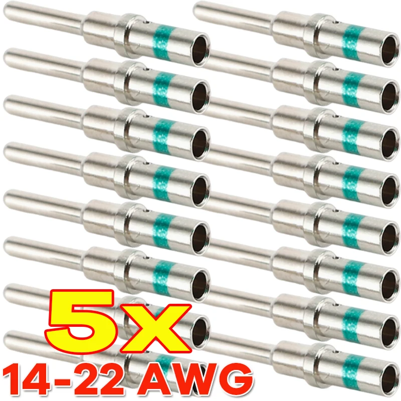 

Auto Electrical Connectors Car Waterproof and Dustproof Connector Terminals 16 AWG Deutsch Crimp Solid Female and Male Terminals