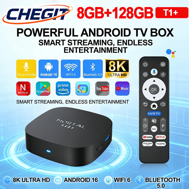New Tv Box T1+ Smar…
