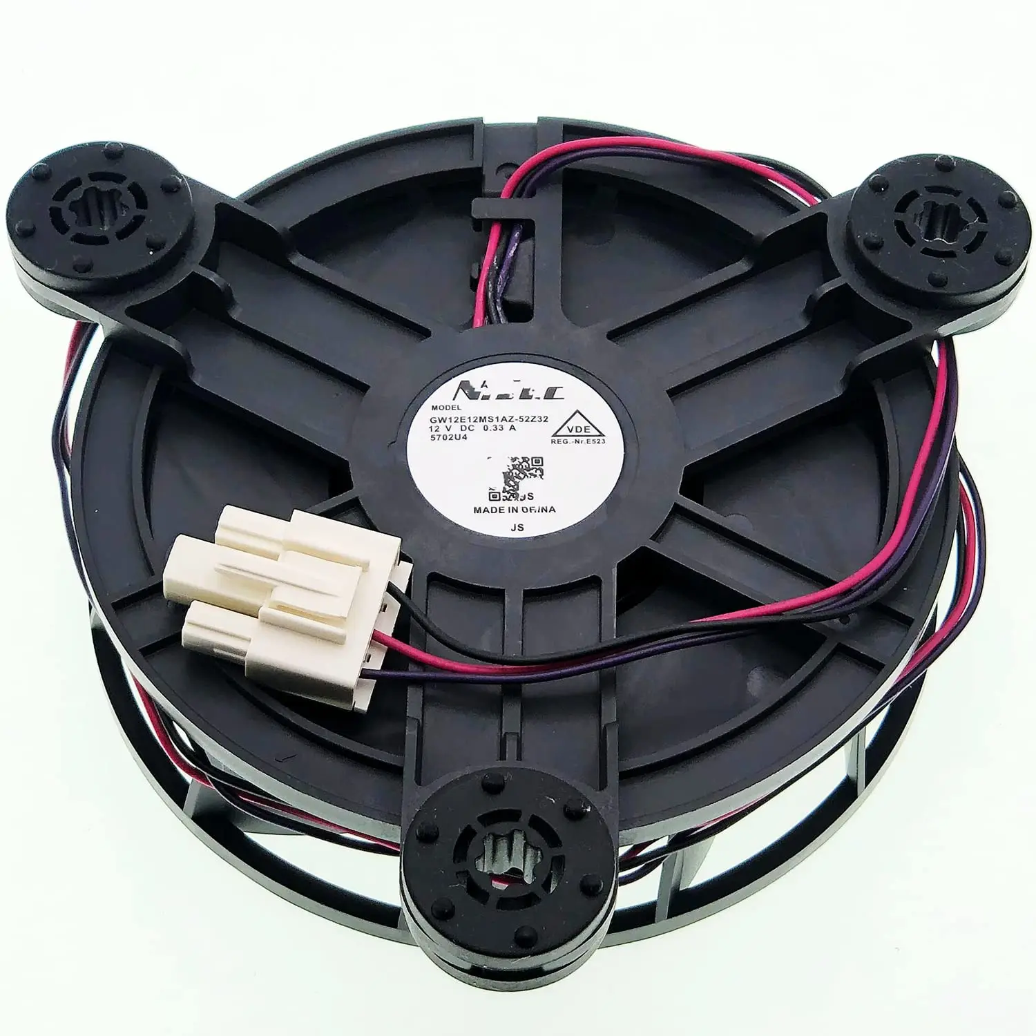 GW12E12MS1AZ-52Z32 Refrigerator Evaporator Fan Motor DC 12V 0.33A Cooling Fan Compatible with Haier Refrigerator