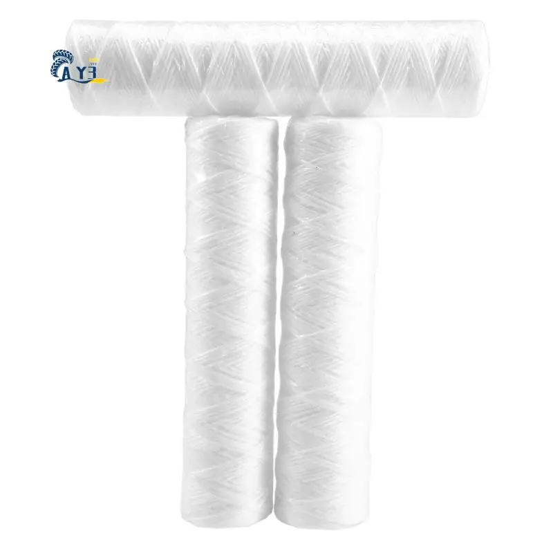 AY03-3 個浄水器 10 インチ糸巻きフィルターカートリッジ 5 マイクロメートル PP 綿フィルター沈殿物フィルター