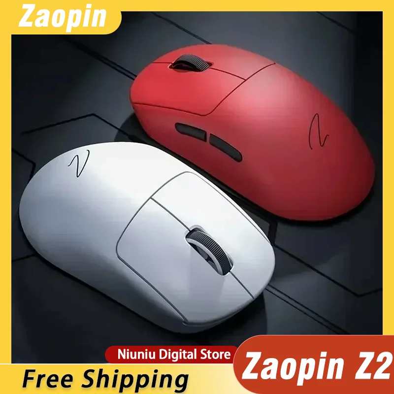 

Zaopin Z2 Wireless Mouse 4k Three-Mode Thin And Light Paw3395 Sensor Nordic 52840fps Game Mouse Ergonomics Computer Office Gift