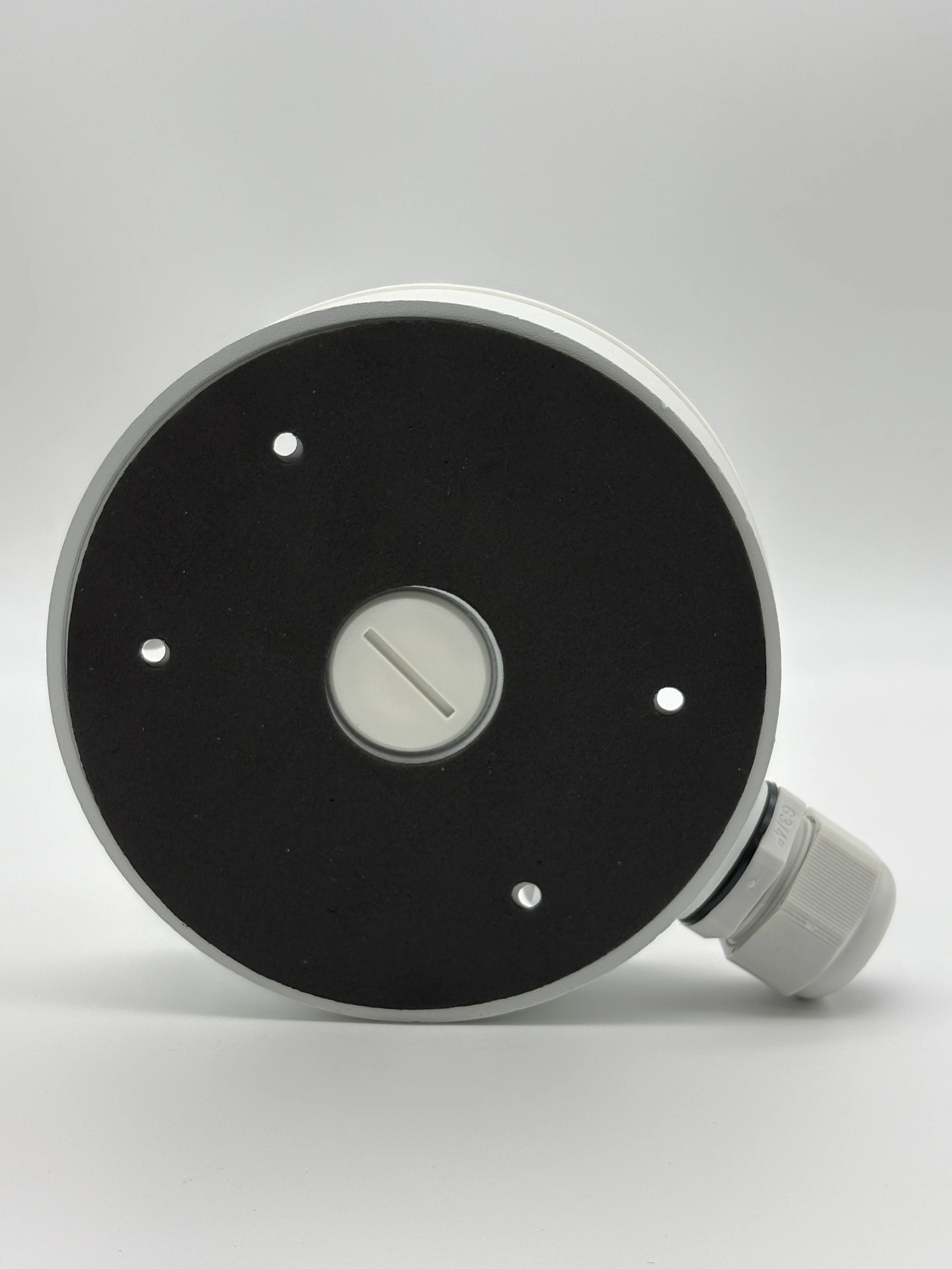 صندوق توصيل هيكفيجن DS-1280ZJ-PT6 سبائك الألومنيوم الأبيض لكاميرا هيكفيجن برج القبة