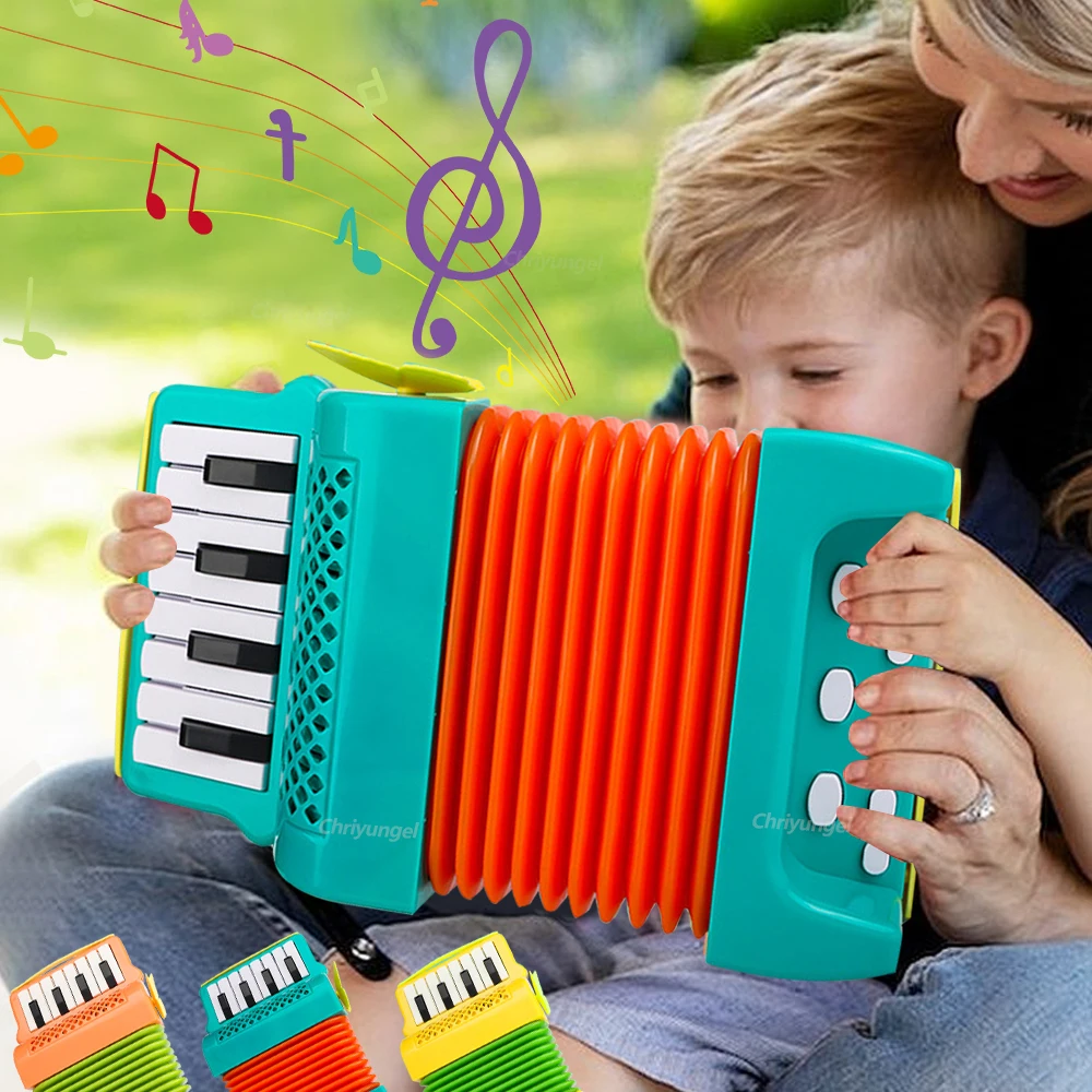 Fisarmonica per bambini musicale Indoor e Outdoor che suona strumenti musicali giocattoli educativi regali per bambini ragazzi ragazze