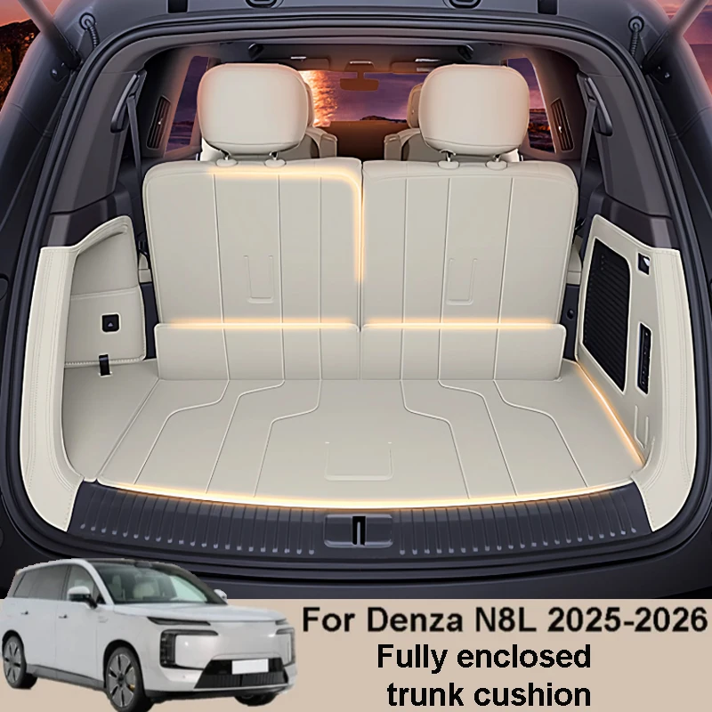 

Для DENZA N8L 2025 2026, подушка багажника автомобиля, полностью закрытая внутренняя кожа, аксессуары для предотвращения столкновений