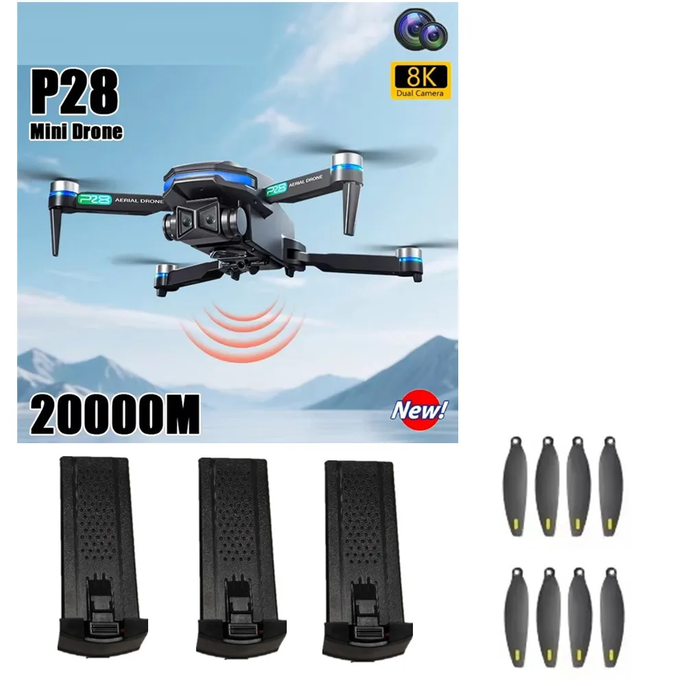 

Батарея дрона P28 3,7 В/лопасть пропеллера/использование для: Детали дрона P28 Аксессуар для дрона P28