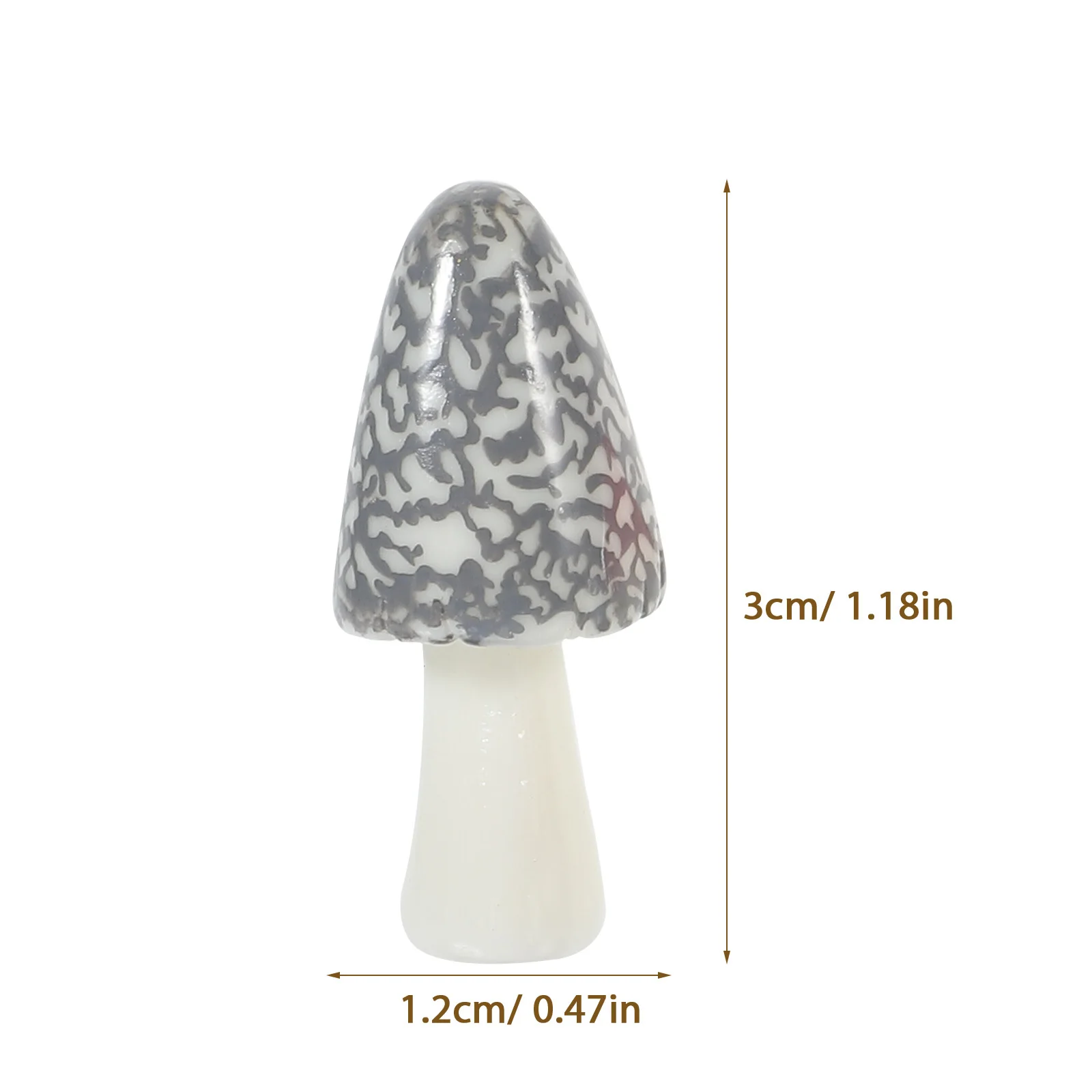 12 stuks miniatuur hars paddestoel decor voor micro landschap tuin bonsai terrarium plank display huis kamer decoratie