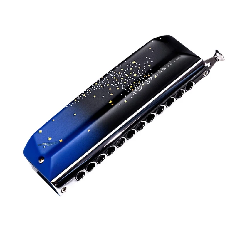 YW4812-hole chromatic scale harmonica in key C Professional performance Adult beginner introductory instrument 12-hole