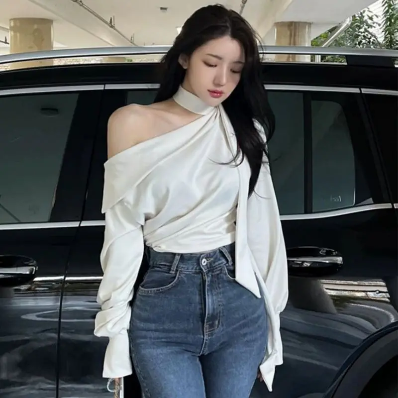 البلوزات لاعبا البلوفرات امرأة تريكو الديكور القوس التفاصيل نادي ليلة حفلة حفل متعدد الألوان المؤنث موضة إلى الأمام الخريف #3