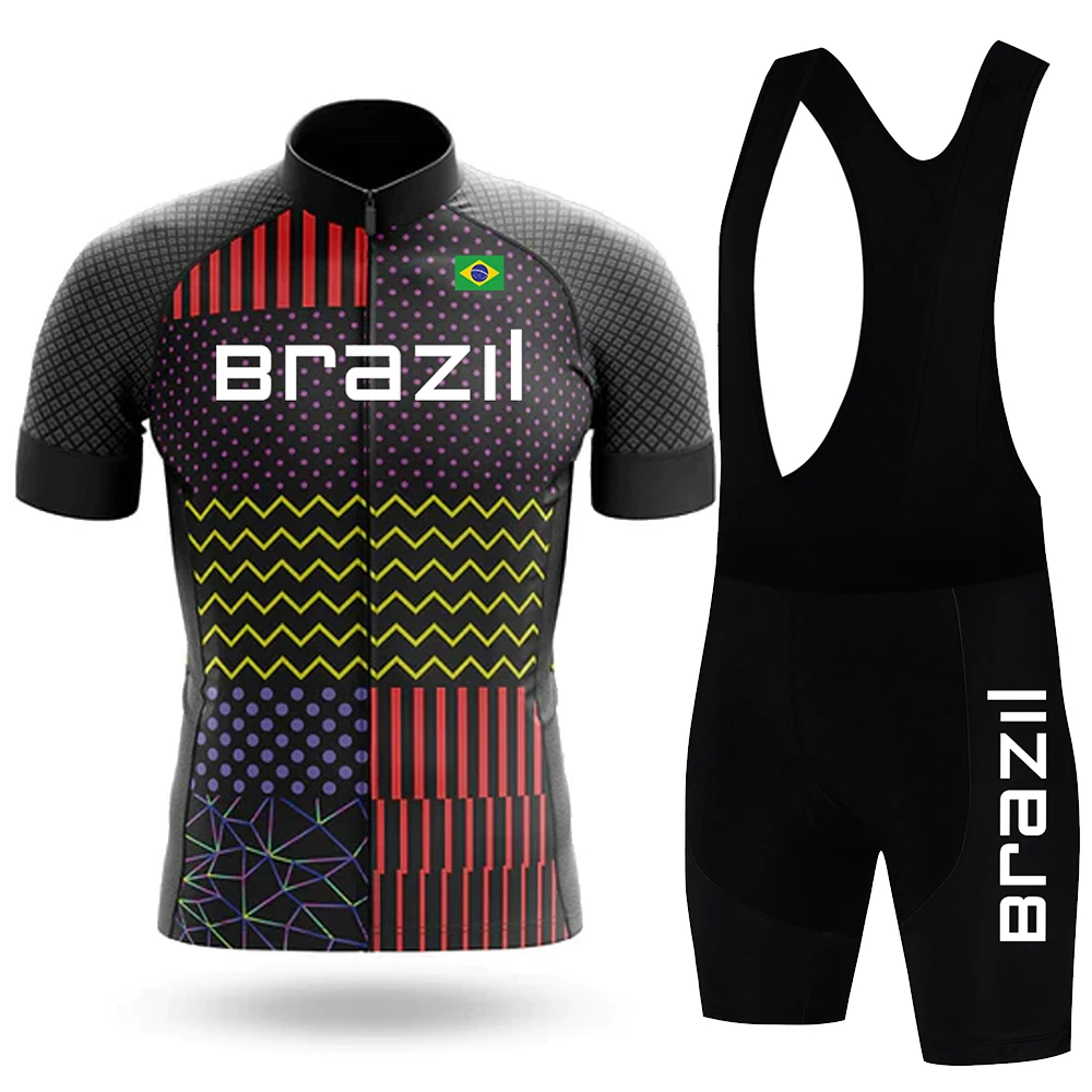 2023 Men Short Sleeve Jersey Sets Ropa Ciclismo Hombre Summer Cycling Clothing Triathlon Bib Shorts Suit Bike Uniform