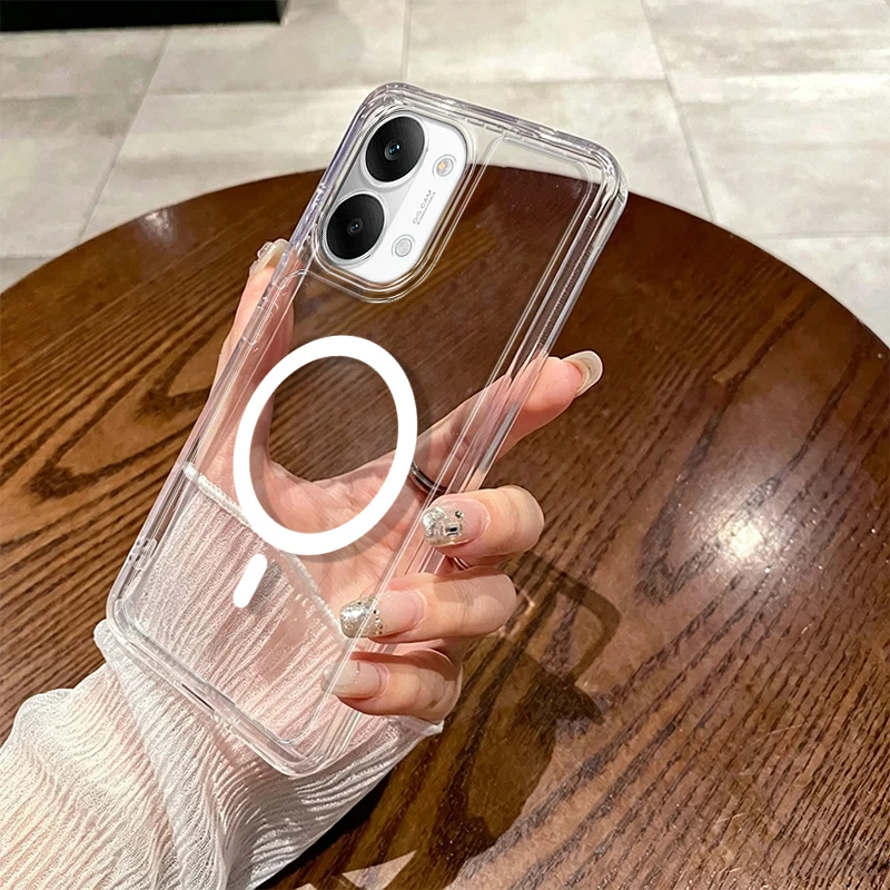 All-inclusive Magnetic Shock-proof Soft Phone Case for Xiaomi Mi Poco X8Pro X7 X6 X5 X4 X3 X8ProMax X7Pro X6Pro X5Pro X3GT Case view 2