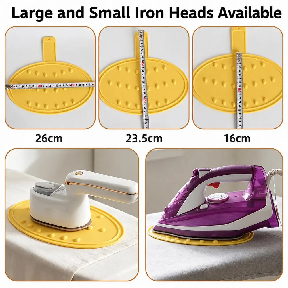 Silicone Iron Rest Pads Mat Hot Heat Resistant Hot Protective Pad Non-slip for Ironing Board Curling Insulation Cover Flat Board