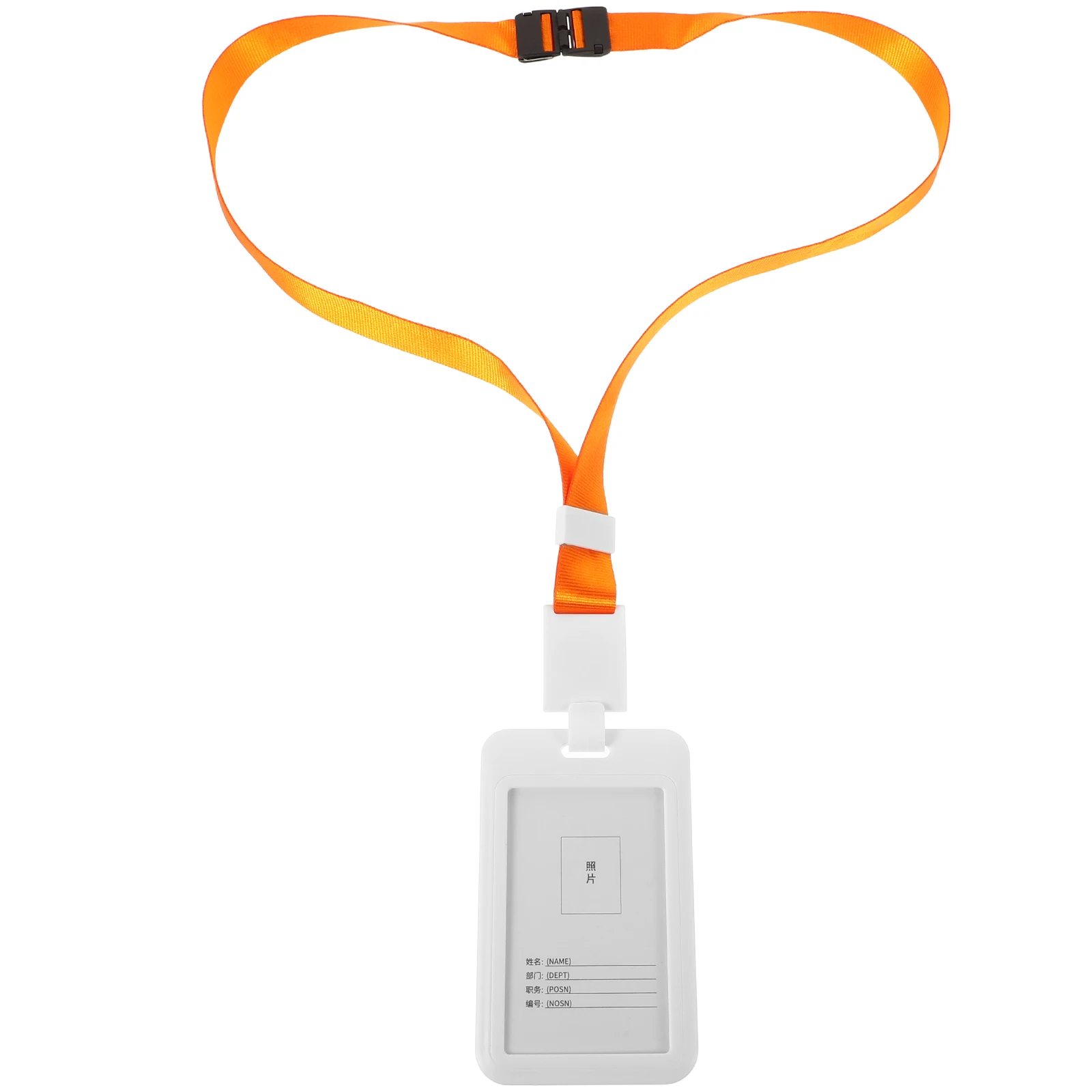 

Id Badge Holder Plastic Cards Holder Retractable Lanyard Work Card Protector Sleeve Office School Use Bright Colors