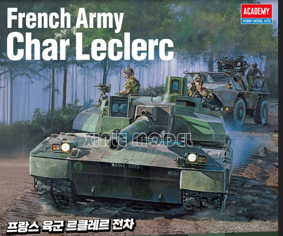 

Academy Tank Model Kit 13427 French Leclerc Main Battle Tank 1/72