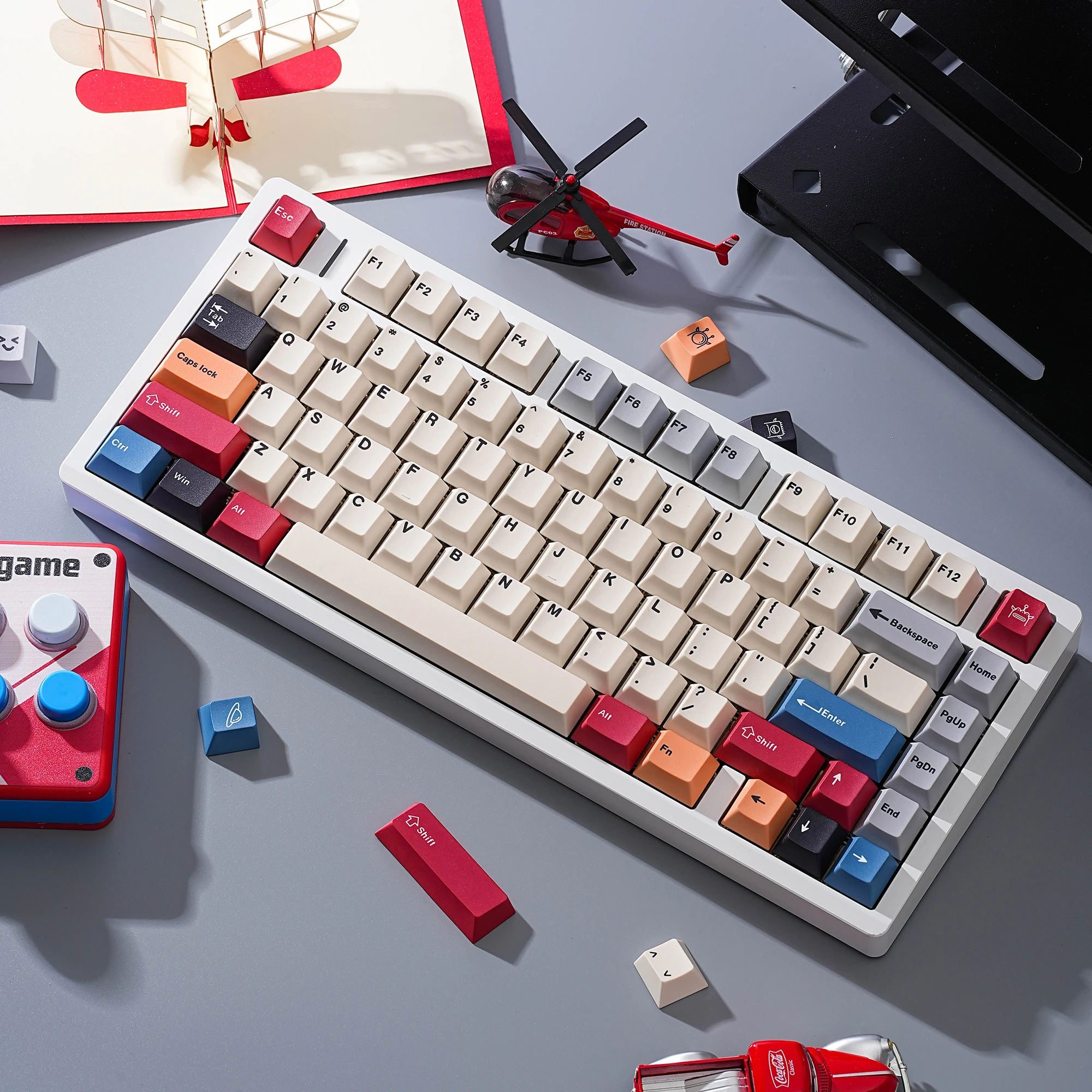 Hundred Lights Keycaps Dye Sub For Mechanical Keyboard Big Set 143 Keys - German Korean Spanish Arabic French Russian ABNT-2