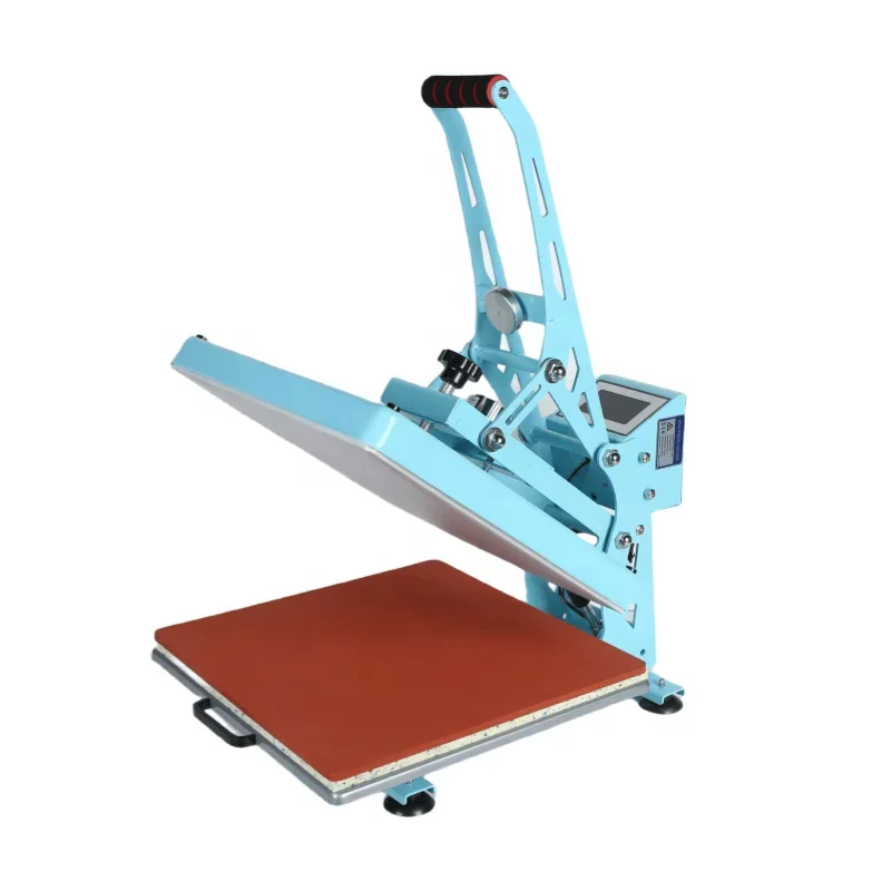 

# l forMagnetic semi-automatic high-pressure heat transfer machine 38*38 clothing T-shirt heat transfer printing hot stamping
