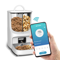 App Remote Control 5L Cat Dog Automatic Pet Feeder Dry Food Dispenser Wifi Smart Pet Feeder Pet Food Dispenser