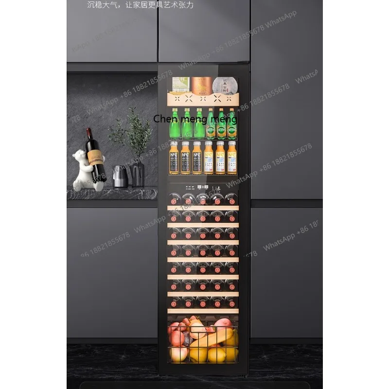 

Constant temperature and humidity wine cabinet household refrigerated ice bar freshness storage display cabinet
