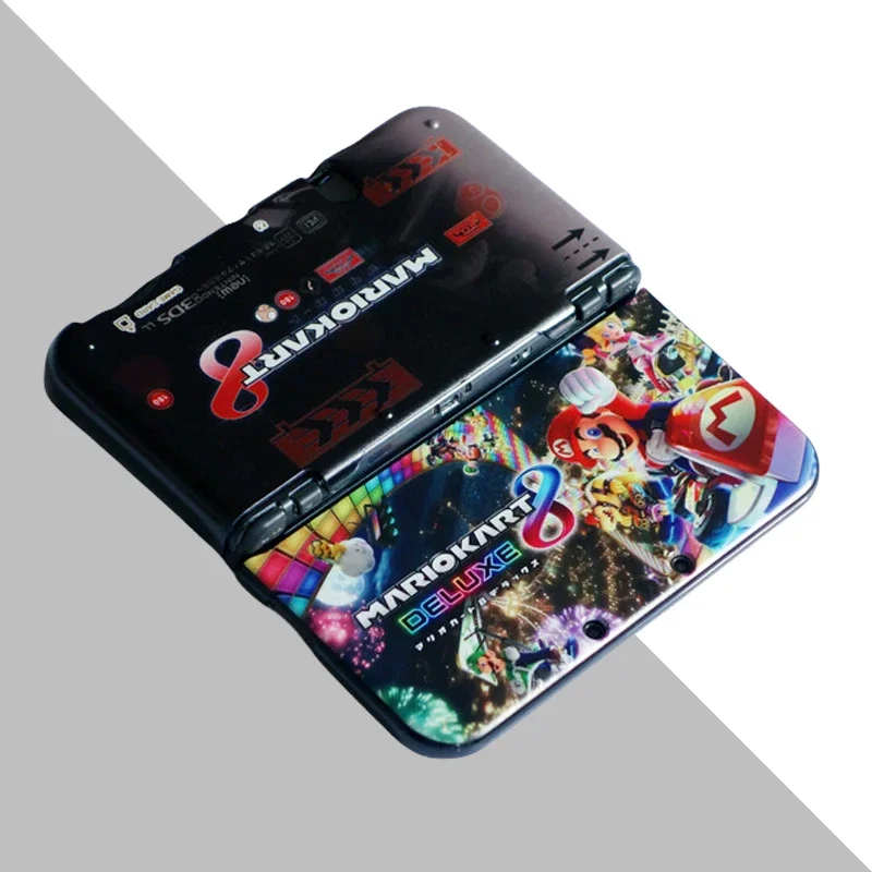 ملصقات كرتونية سوبر ماريو لنينتندو 3DS LL أنيمي الشكل الفينيل الغطاء الواقي مقاوم للماء ملحقات وحدة التحكم في الألعاب