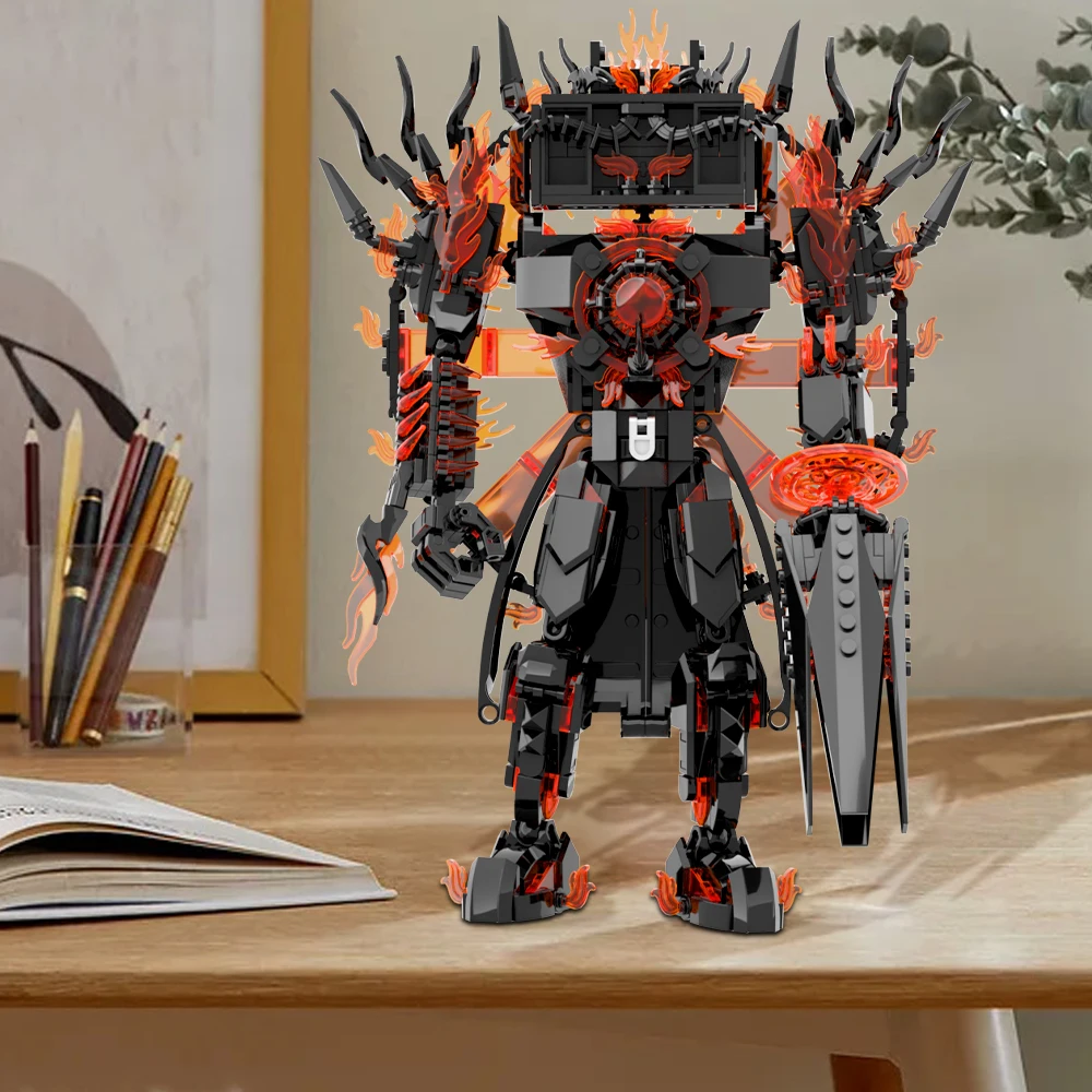 2026 blocos de construção de vaso sanitário skibidis com modelos de robô titan tvman e speakerman, acessórios ideais para crianças, presente de aniversário