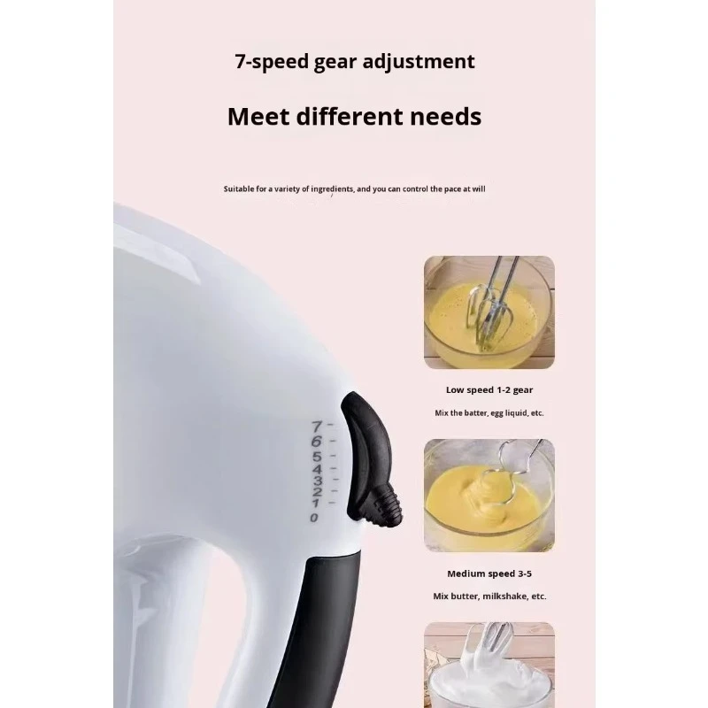 Professional hand , electric household hand , egg beater and dough , cream mixer, high-speed blender view 5