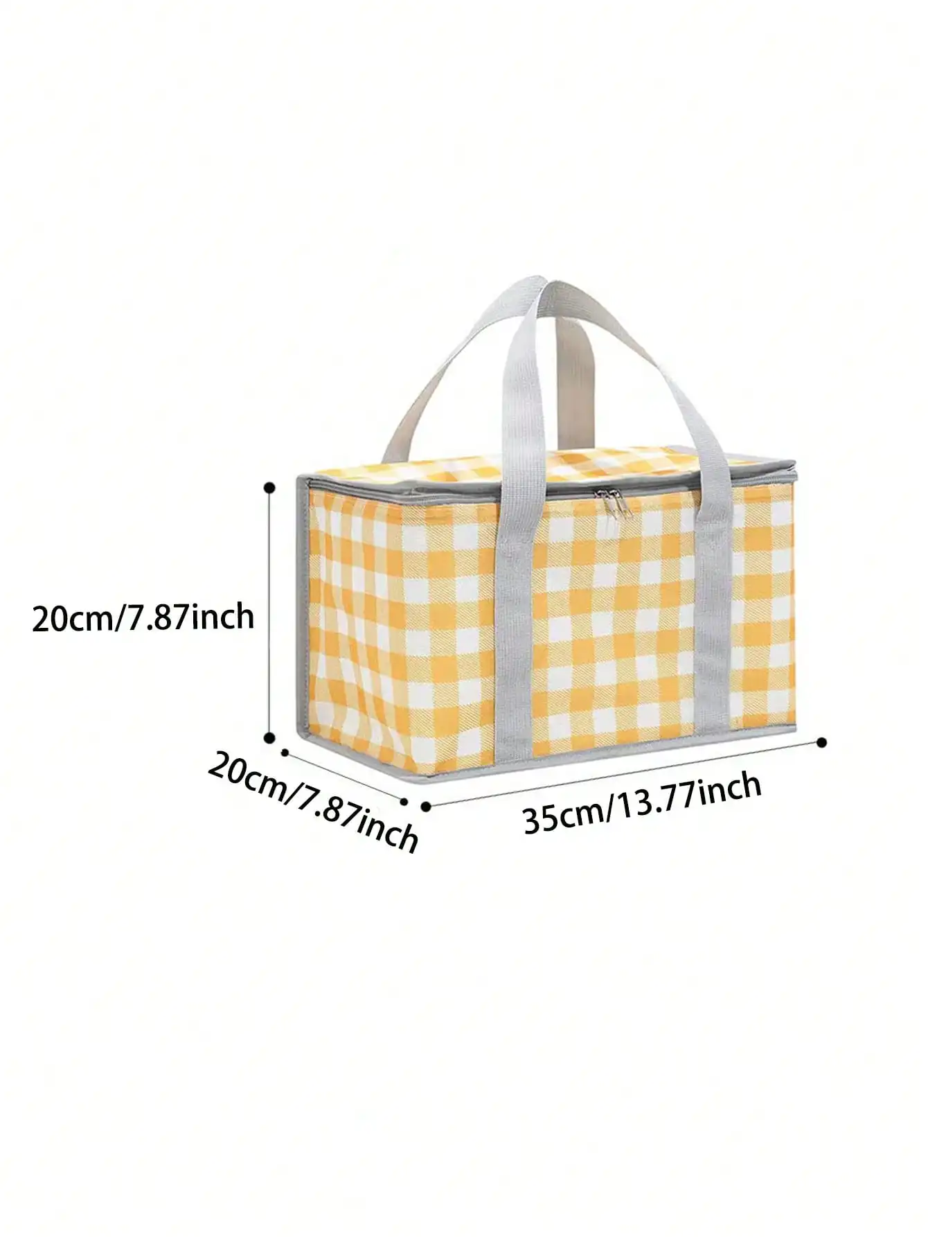 1pc Insulated Picnic Bag Cooler Beach Bag Cooler Bags Outdoor Camping Picnic Basket