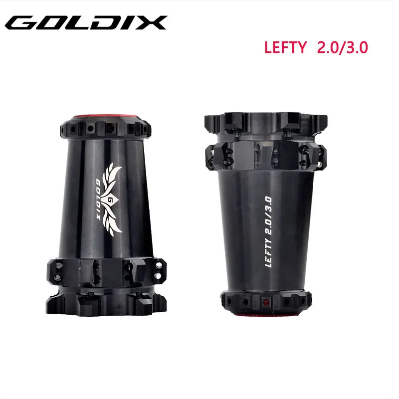 

GOLDIX Bearing Hub MTB XC AM Straight Pull 6 Bolt Disc Left Hand Hub 2.0 3.0 115g Front Hub 28H for Lefty 2.0/3.0 Forks bmx hubs