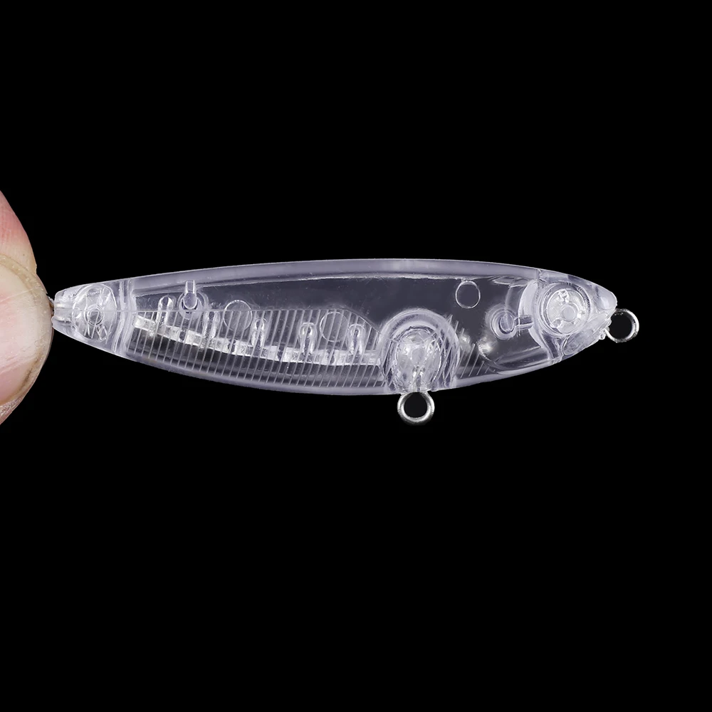 Chan’sHuang 30PCS Unpainted Blanks Bait 60MM 5G Topwater Rattle Spook Pencil DIY Handmade Artificial Fishing Lure