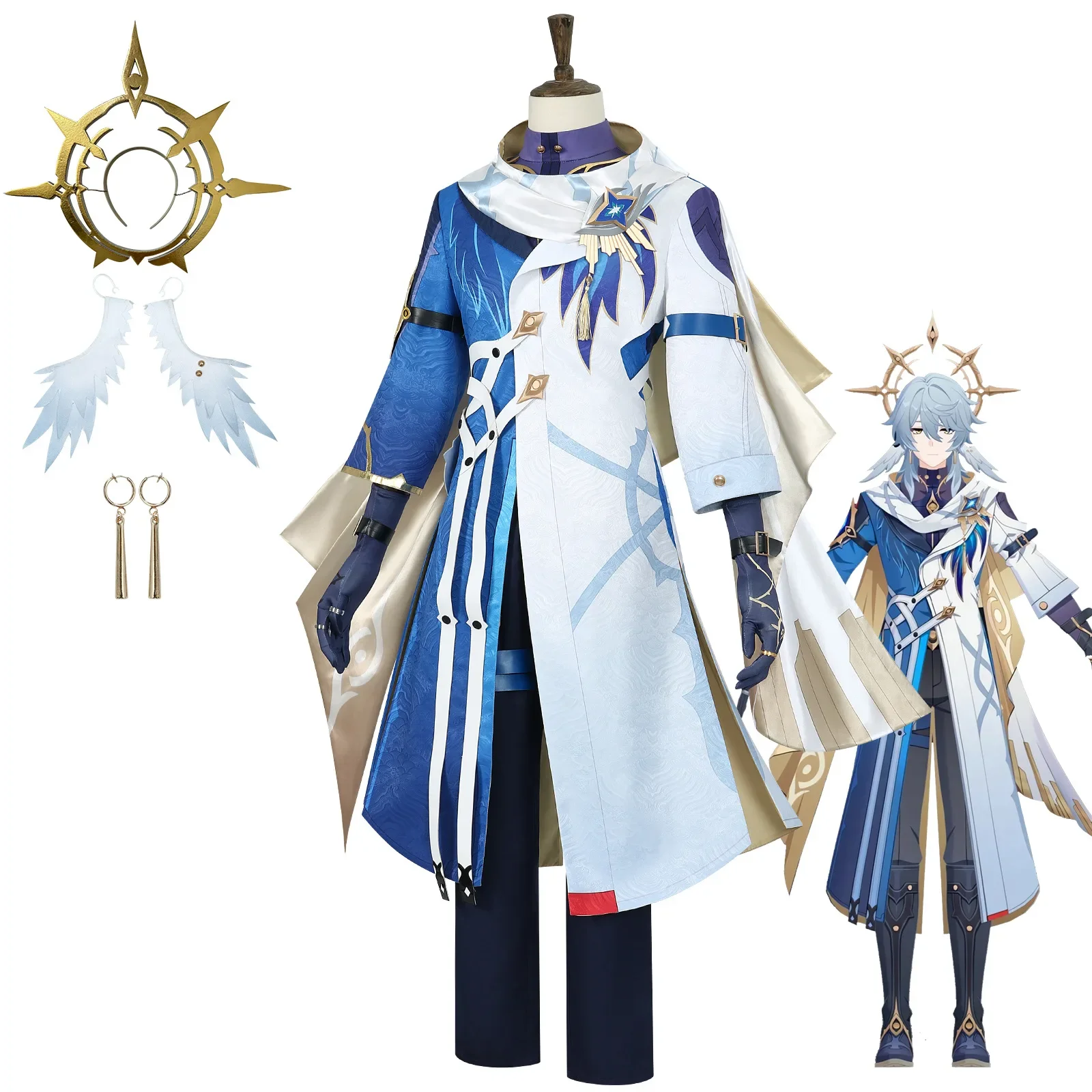 Honkai: Star Rail Order Domingo cosplay anime palco desempenho traje jogo role-playing roupas