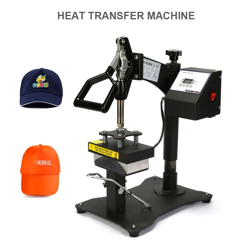 Heat Transfer Machine For Hats Cap Logo Heat Press Machine Sublimation Printer Swing Type Heat Transfer Cap Printing Machine