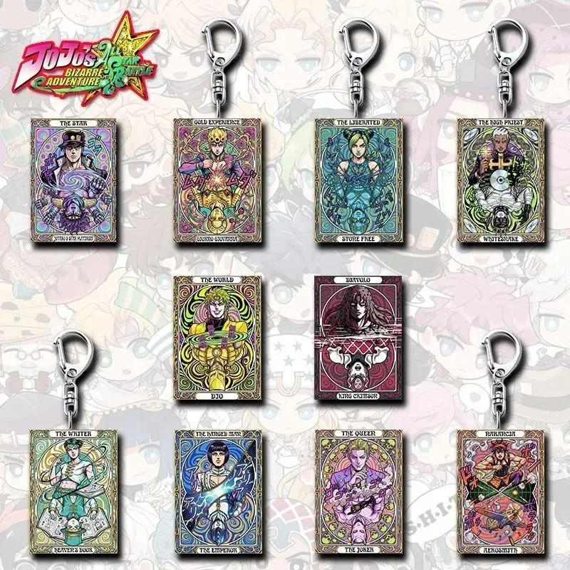 

Акриловый брелок-подвеска для школьного рюкзака по аниме «Невероятные приключения ДжоДжо»: Куджо Джотаро, Джорно Джованна, Джолин Куджо, Дио Брандо