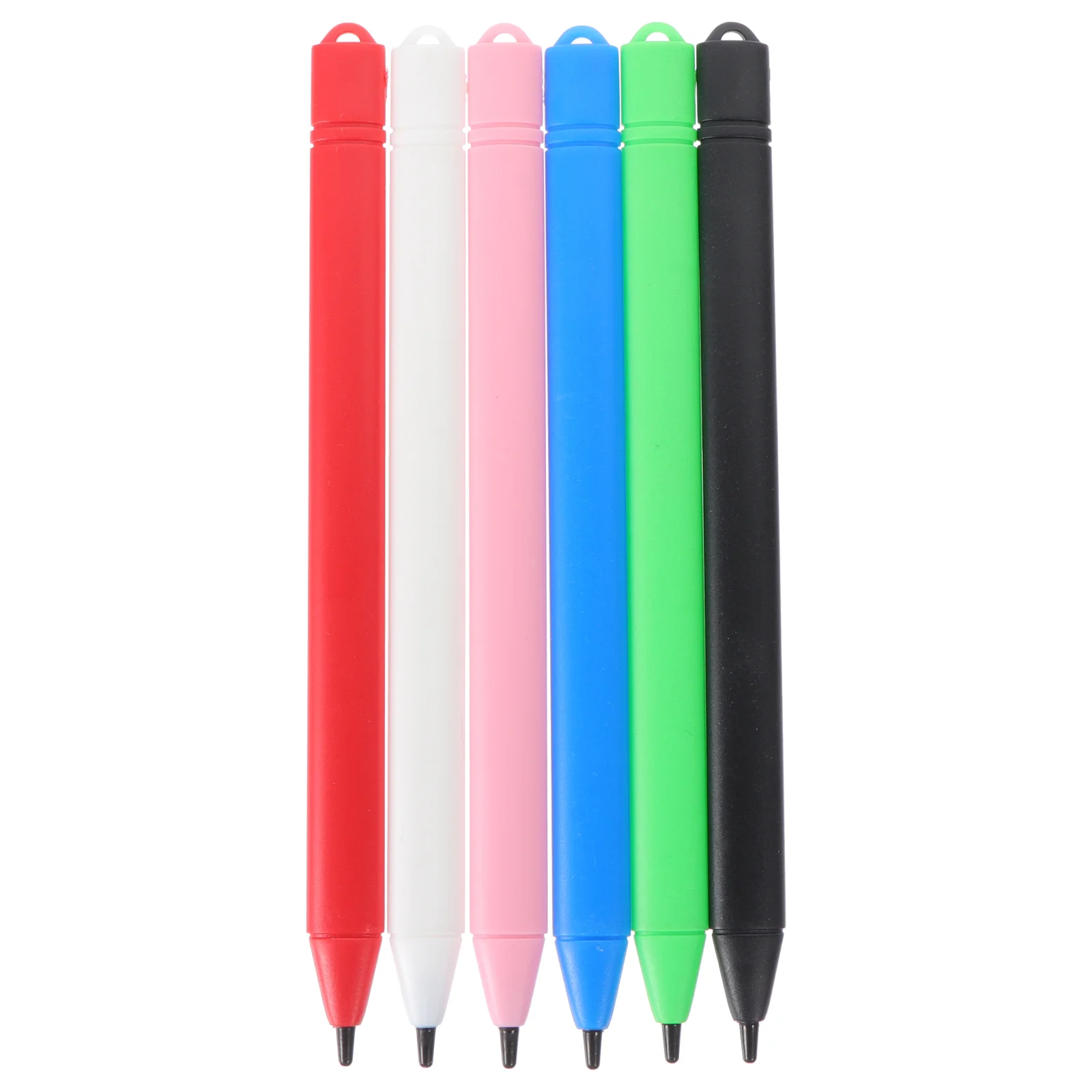 Stylos de peinture LCD pour enfants, 6 pièces, pour tablette d'écriture, planche à dessin, lanières pour ordinateur portable prédire, peinture en plastique, jouet pour enfant