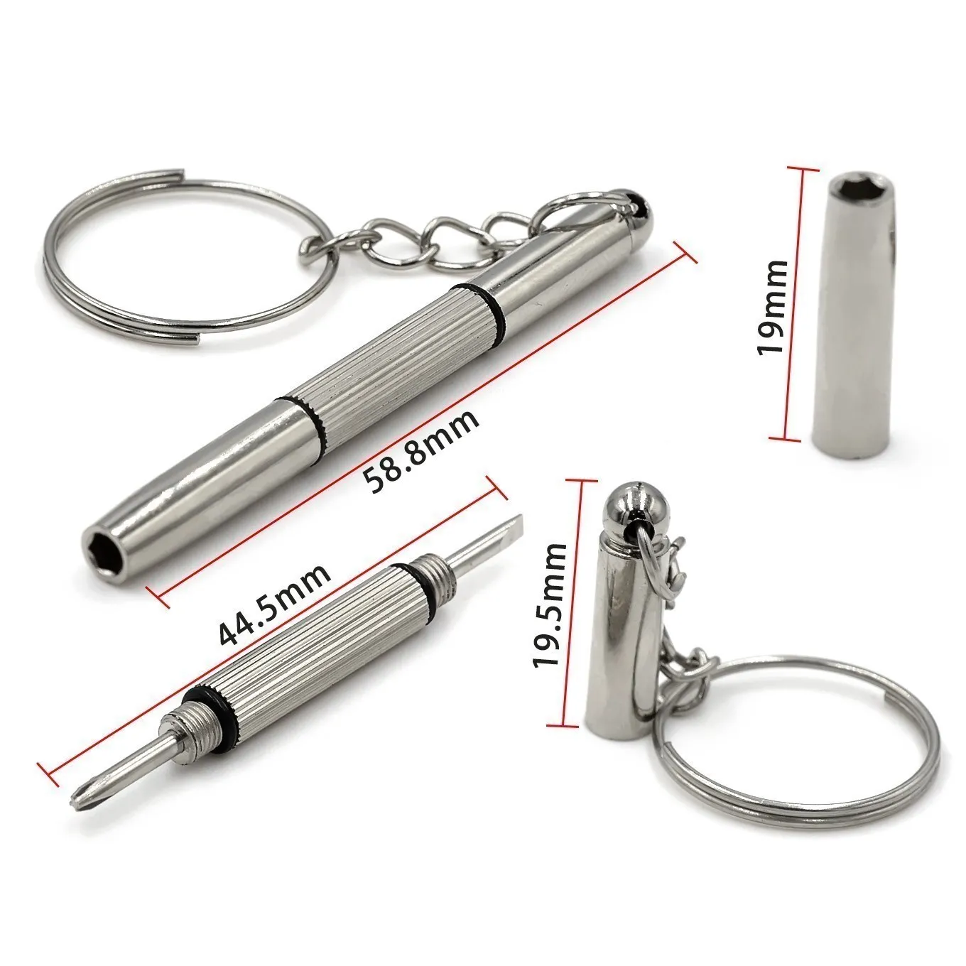 5 pçs óculos triplo chave de fenda multifuncional modelos b triplo pequeno mudança cone óculos acessórios