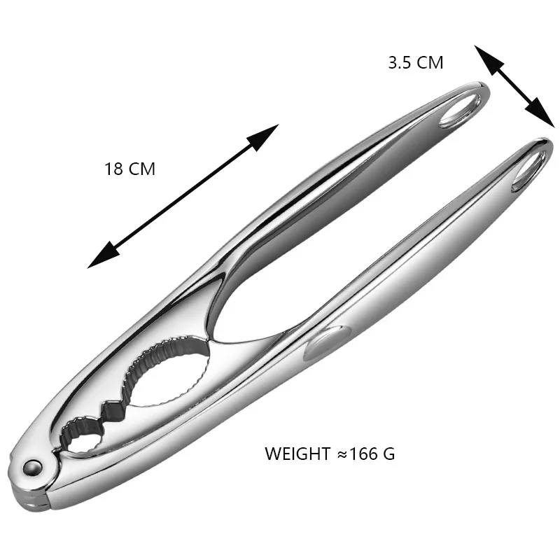 الصنوبر البقان البندق ذو طيات متعددة الوظائف سريعة الجوز المفرقع المقشر فتاحة الفولاذ المقاوم للصدأ كسارة البندق الجوز المفرقع