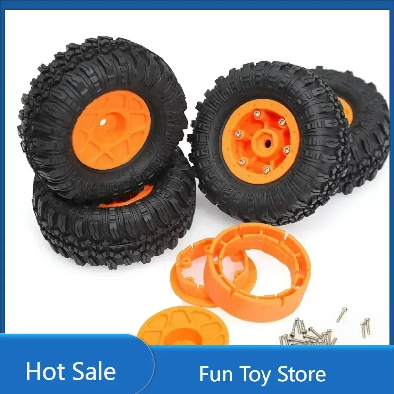 

Колеса и шины с бедлоком и удлиненными проставками для RC-краулера TRX-4M HB CR18P R268