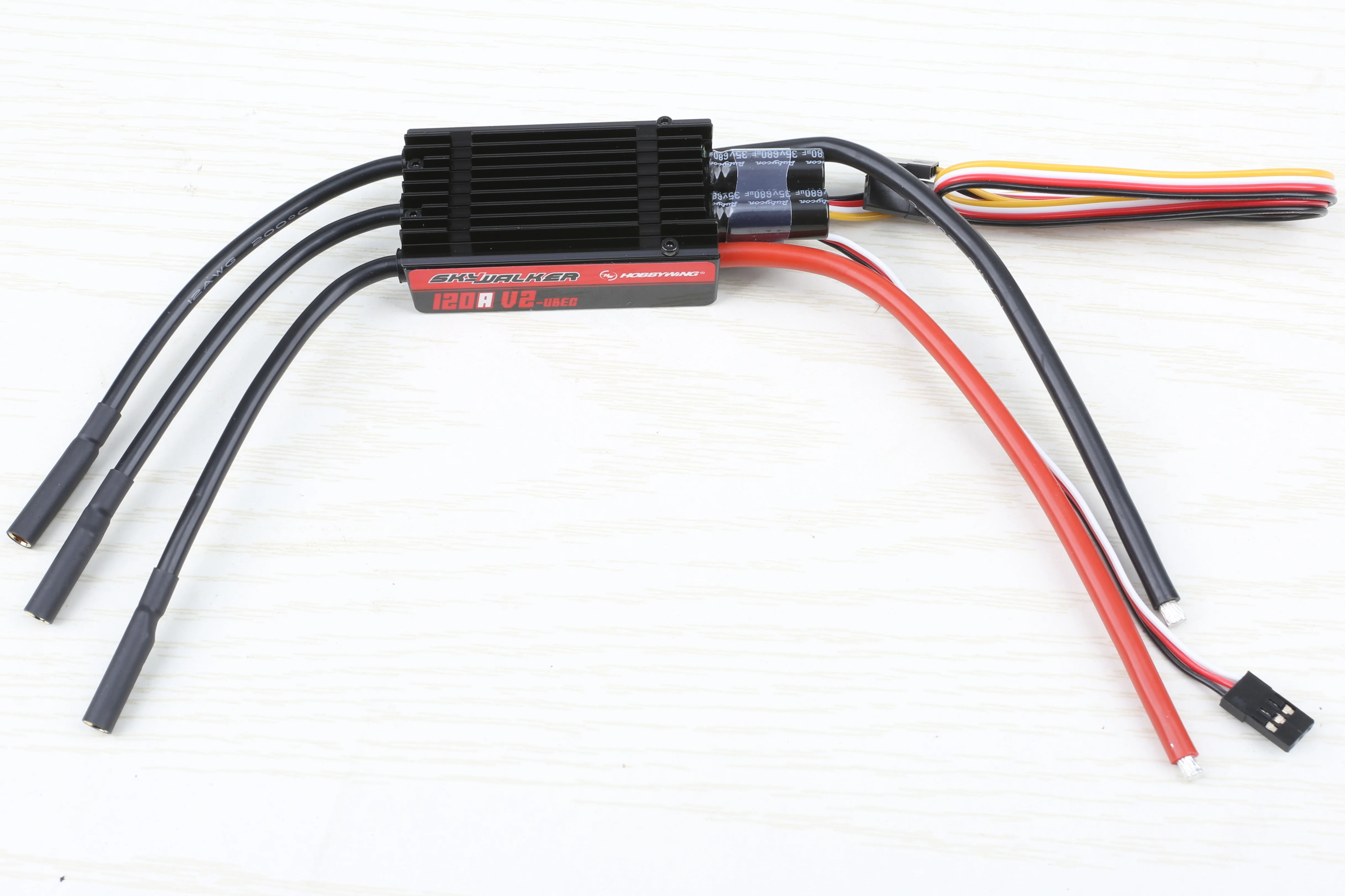 

Бесколлекторный регулятор скорости SkyWalker 120A V2 UBEC с электронной регулировкой обратного хода для авиамоделей