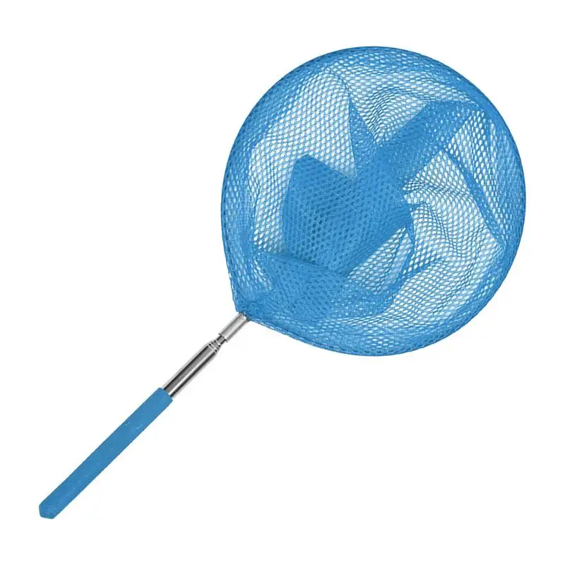Telescopic Swimming Pool Net Rake Clear Cleaner Scoop Leaf Stainless Steel Skimmer Mesh Frame Kids Outdoor Fish Netting