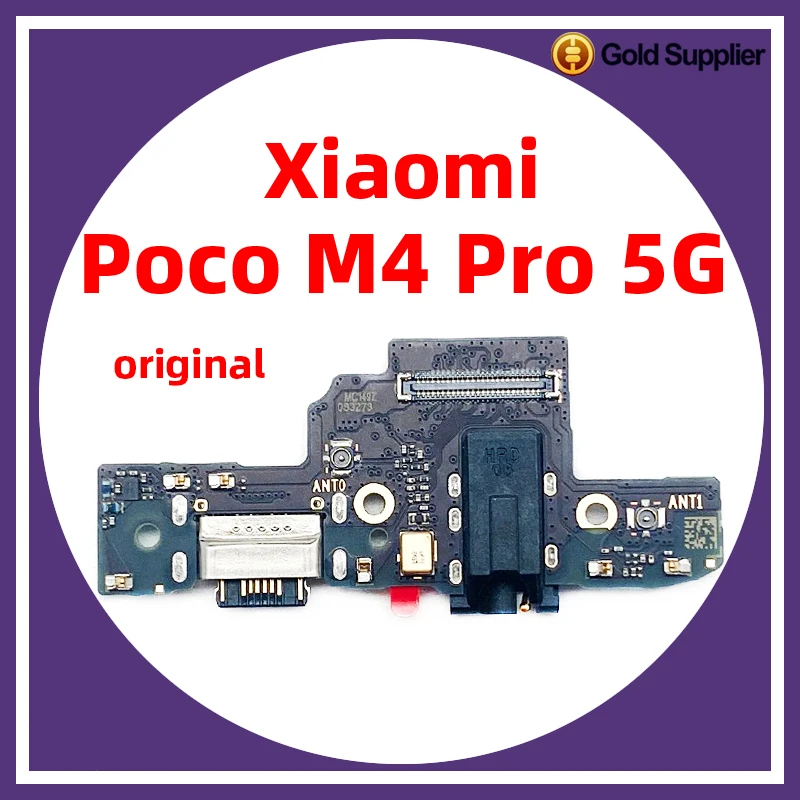 Original For xiaomi M4 Pro 5G Dock Connector USB Charger Charging Port Flex Cable Board Replacement