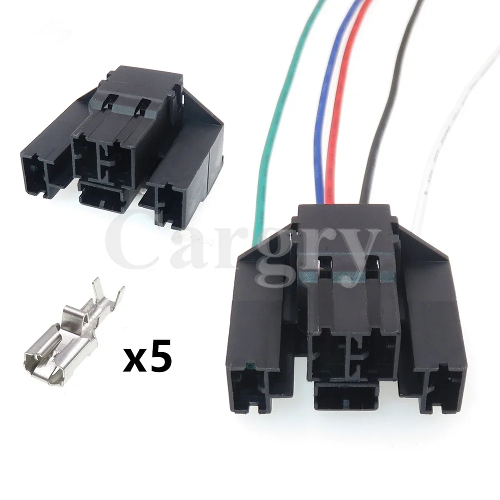 

1 Set 5P 928720-1 443972995 AC Assembly Auto Electric Wiring Connector Car High Current Wire Socket