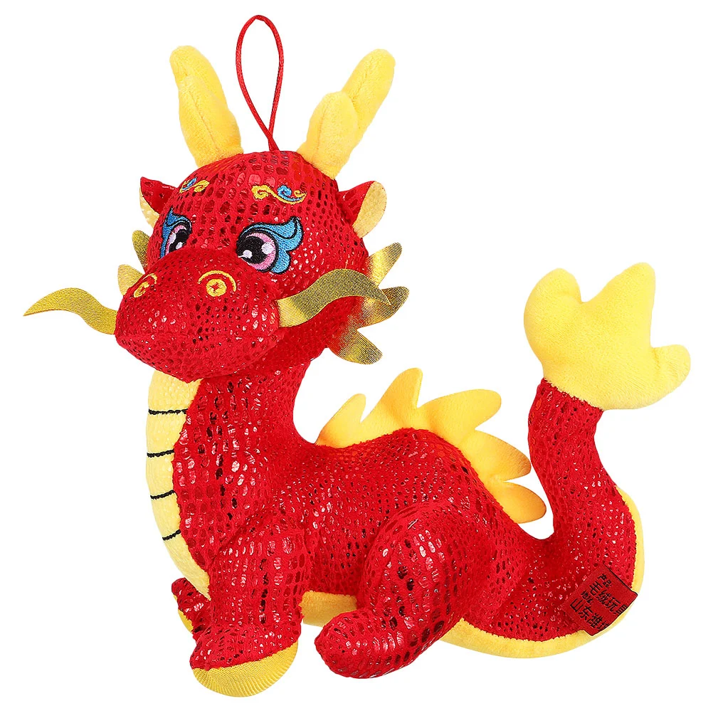 

Year of The Dragon Mascot Stuffed New Animals Plush Toy Chinese Style Gift