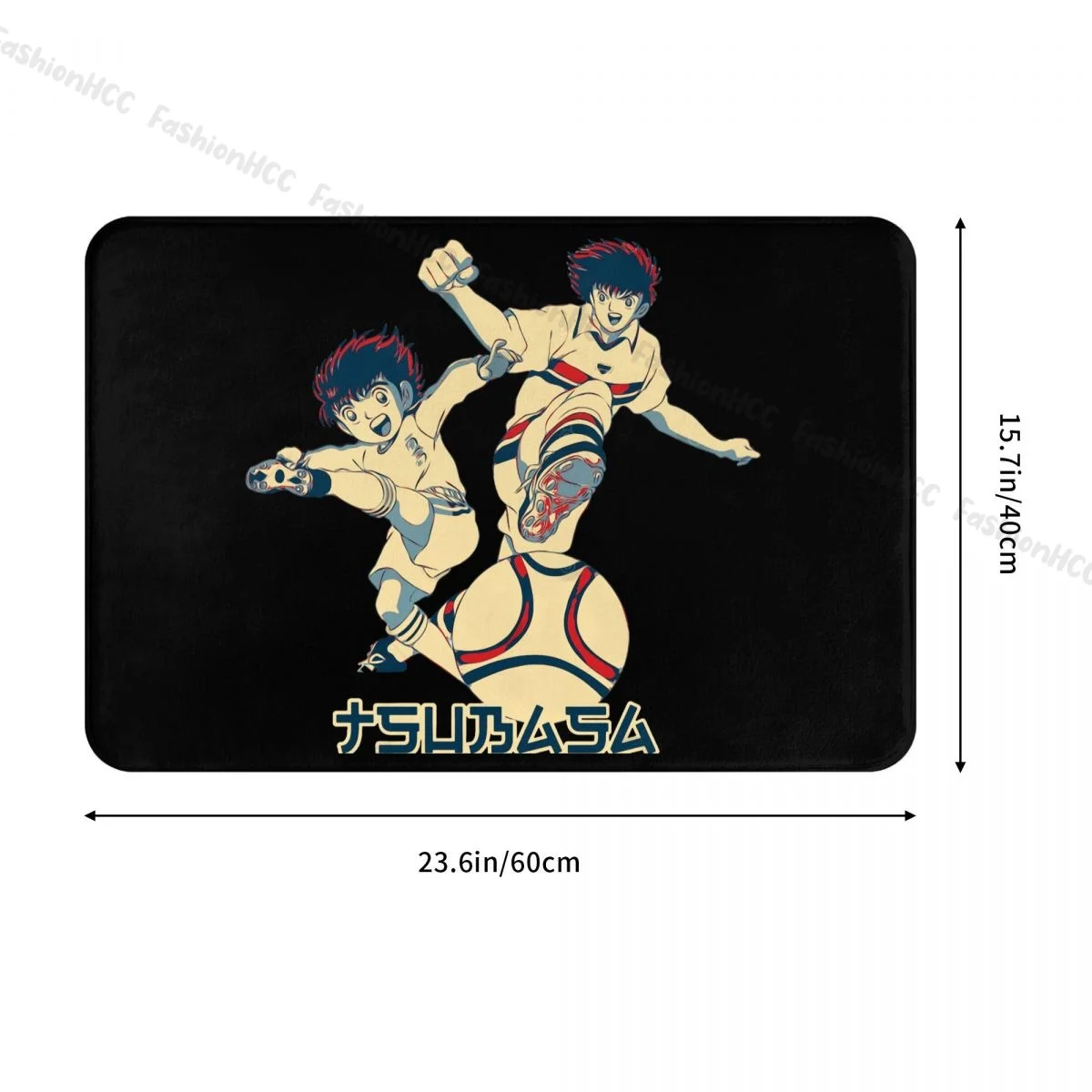 Captain Tsubasa Football Anime Bedroom Mat Character Doormat Kitchen Carpet Balcony Rug Home Decoration