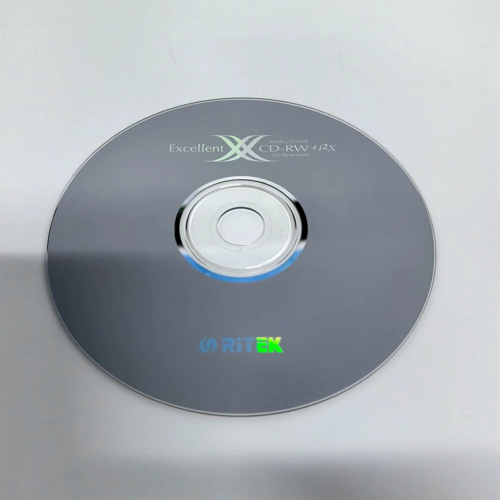 Ritek 50PCS BOX CD-RW 4-12X 80Min 700MB Rewriteable Blank Discs Full Box Wholesale Price