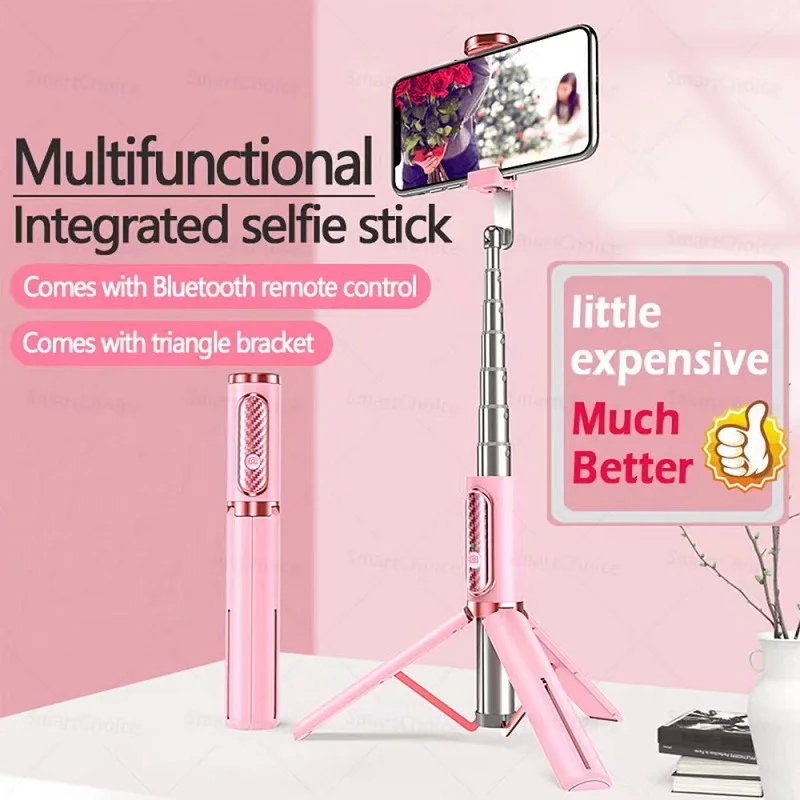 360° Rotation Wireless Bluetooth Foldable Handheld Remote Extendable Tripod Selfie Stick For Universal Mobile Phone Brackets