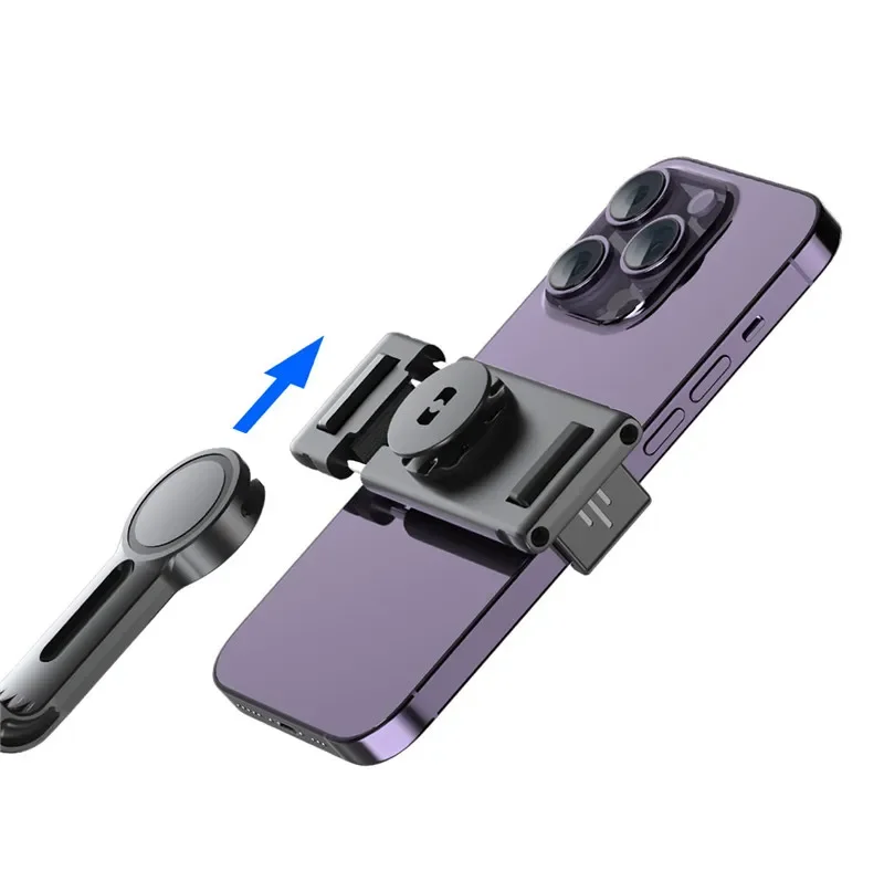 Inteligentny stabilizator gimbala AI P02 z obrotem 360 stopni, automatycznym śledzeniem twarzy i uchwytem na telefon komórkowy.