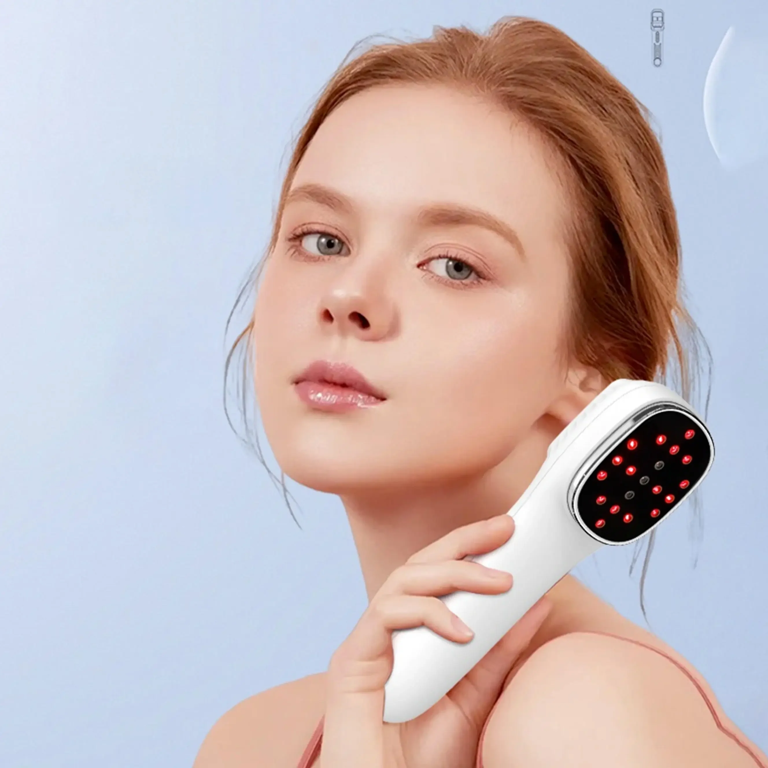 NIEUW Roodlichttherapie voor gezicht Anti-aging Rimpelverwijdering Huidverstrakking Machine Face Lift LED Lichttherapie Gezichtsmassager