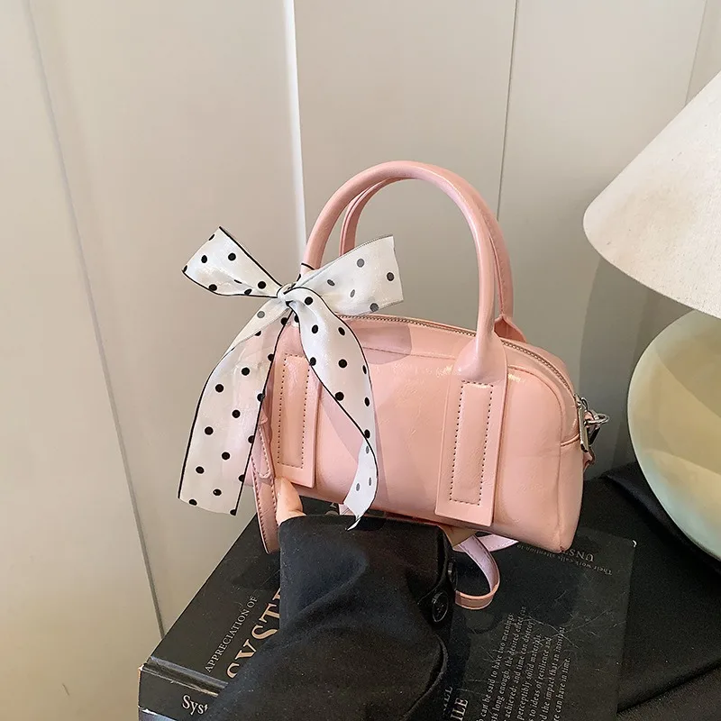 

Korean Brand Shoulder Bag 2025 New Pu Leather Tote Bags for Women Ladies Crossbody Solid Fashion Luxury Designer Korean