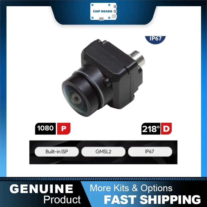 Arducam RapidRange 1080P Low Light GMSL2 Fisheye Camera, IP67 195° Wide Angle Module