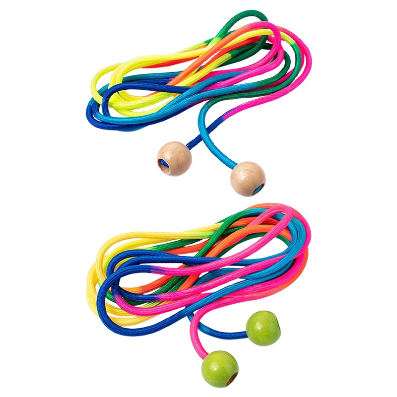 

5m Rainbow Long Children Rope Group Skipping Rope Long RopeStudents Speed Skipping Rope -fit Jump Rope With Anti-Slip Handle