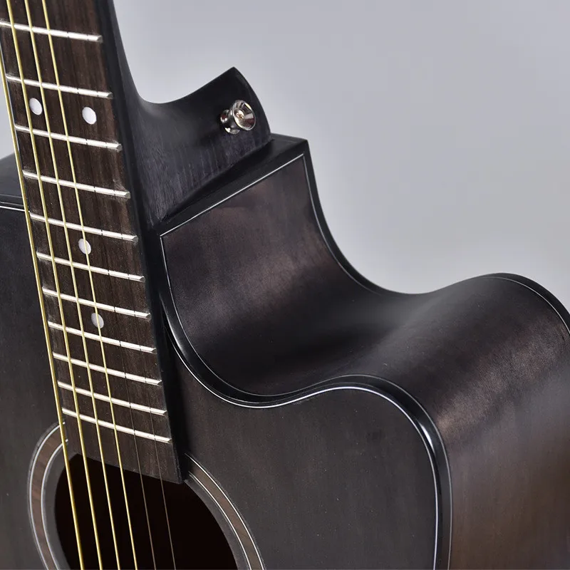Guitarist 40 41 Inch EQ Electric Acoustic Guitar Nanyang Wood Matte Finish Rosewood Fingerboard Guitarra With Guitar Strings