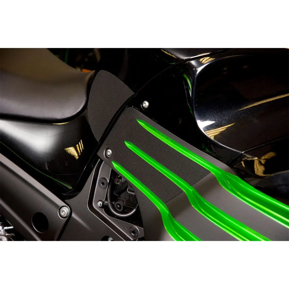 Накладки для захвата бака KAWASAKI ZZR1400 2012-2022, силиконовая резина, клей 3M